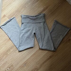 Gray Women's Leisure Flare Pants